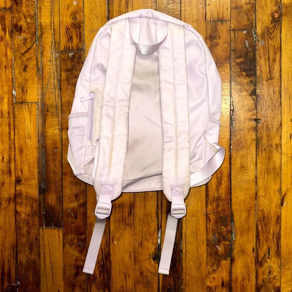 Madden Girl Lilac‎ Nylon Backpack and Crossbody Set 2 Piece Tech School Travel